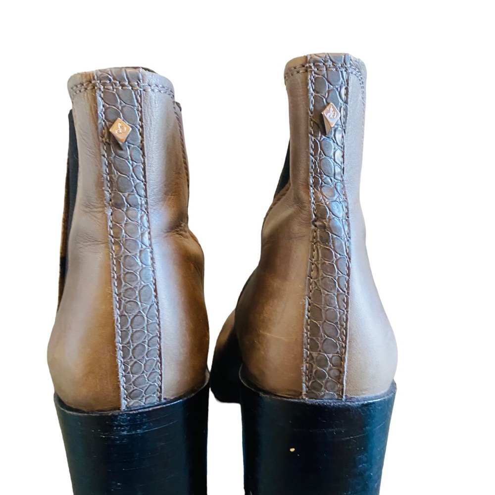 Sam Edelman Kammie Tacked Sole Chelsea Ankle Boot Gray Size 10.5 - Picture 3 of 8